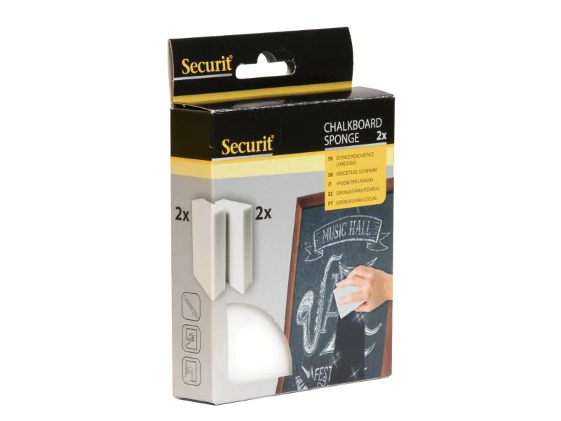 Securit Tafelwischer 2 Stück, Grau