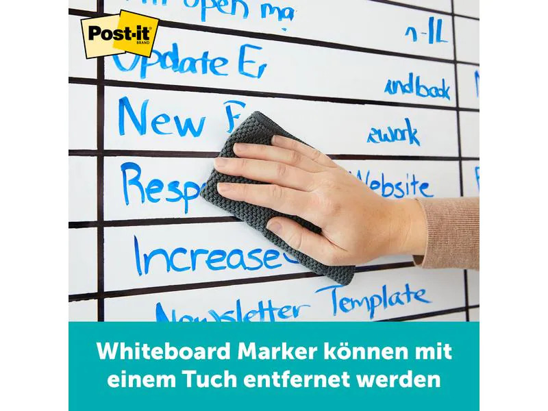 3M Whiteboardfolie Post-it Flex Write 121.9 x 182.9 cm, 1 Rolle