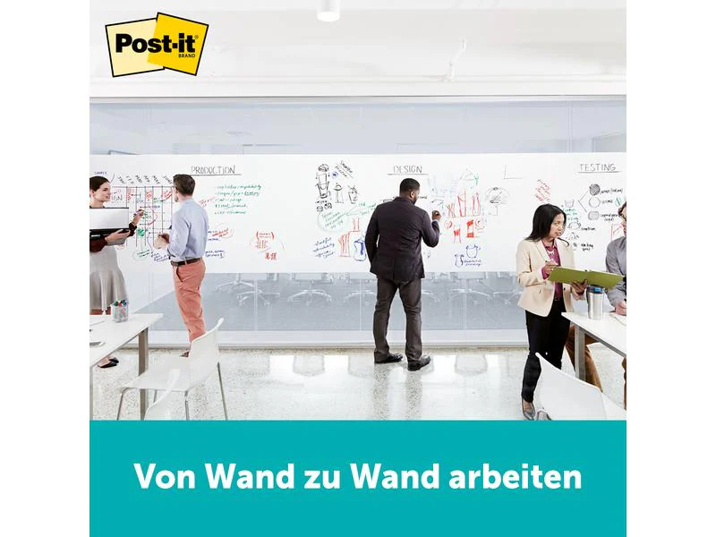 3M Whiteboardfolie Post-it Flex Write 121.9 x 182.9 cm, 1 Rolle