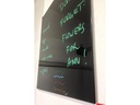 Bi-Office Magnethaftendes Glassboard 38 cm x 38 cm, Schwarz