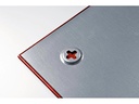 Legamaster Magnethaftendes Glassboard Colour 40 cm x 60 cm, Rot