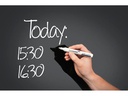 Legamaster Magnethaftendes Glassboard Colour 40 cm x 60 cm, Schwarz