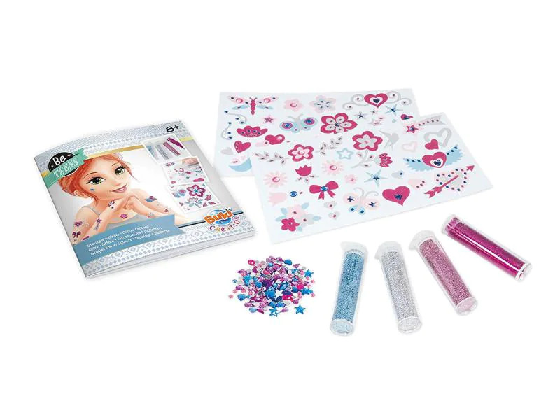 Buki Tattoo Set Be Teens Glitzer