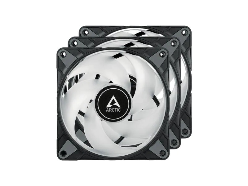 Arctic Cooling PC-Lüfter P12 PWM A-RGB 3er Set Schwarz