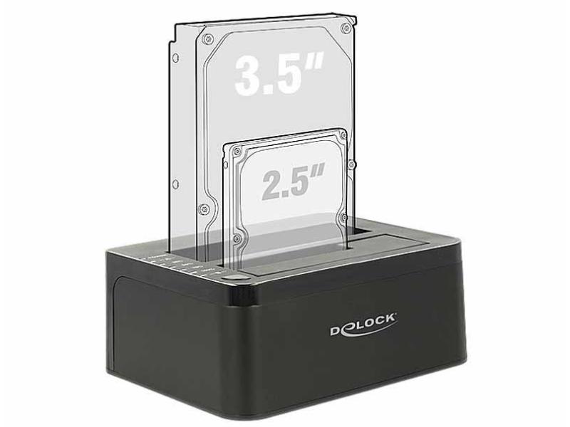 Delock Docking- und Klonstation Dual SATA