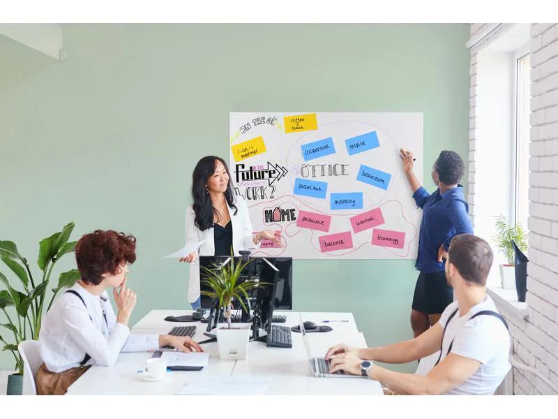 Legamaster Mobiles Whiteboard MagicChart 90 cm x 120 cm, Weiss