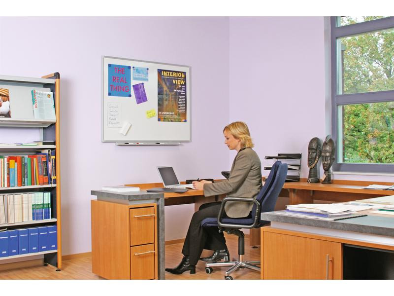 Legamaster Whiteboard PROFESSIONAL 100 cm x 200 cm, Grau/Weiss