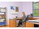 Legamaster Whiteboard PROFESSIONAL 100 cm x 200 cm, Grau/Weiss