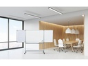 Maul Mobiles Whiteboard MAULpro 150 cm x 100 cm, Grau/Weiss