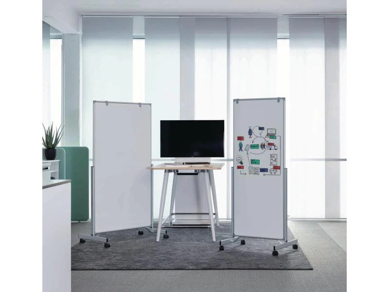 Maul Mobiles Whiteboard MAULsolid easy2move 100 cm x 180 cm