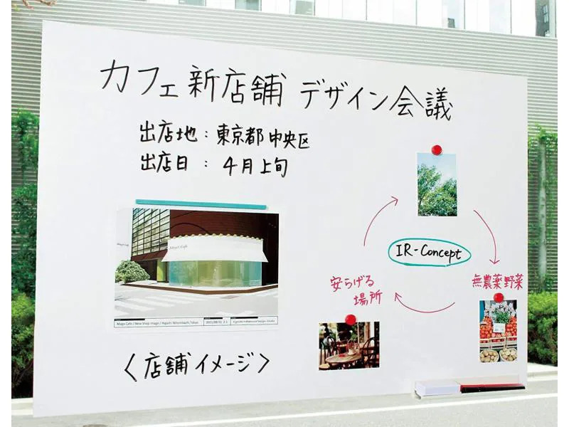 NT Cutter Magnethaftendes Whiteboard MagX Whiteboard 60 x 90 cm
