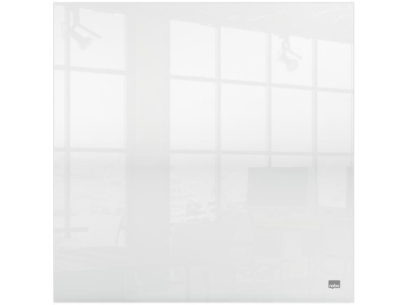 Nobo Acryl-Notiztafel 45 cm x 45 cm, Transparent