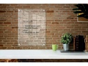 Nobo Acryl-Notiztafel Zur Wandmontage 60 cm x 45 cm, Transparent