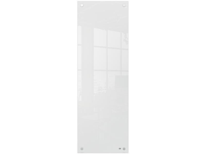 Nobo Glassboard 90 cm x 30 cm, Weiss