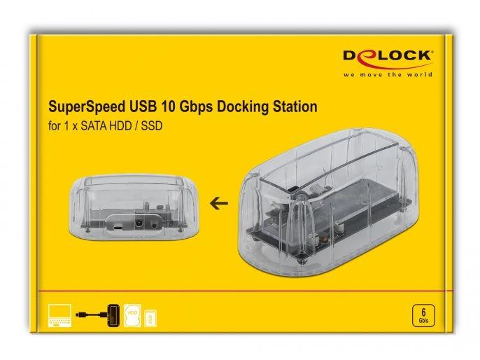 Delock Dockingsstation 64089 USB Type-C für SATA-HDD/SSD