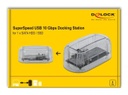 Delock Dockingsstation 64089 USB Type-C für SATA-HDD/SSD