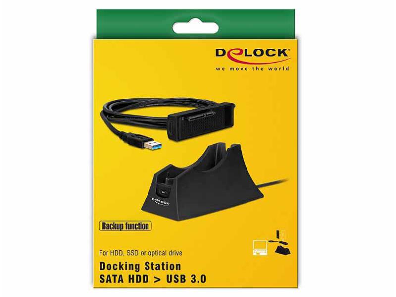 Delock Dockingsstation für 1x SATA-HDD, USB 3.0