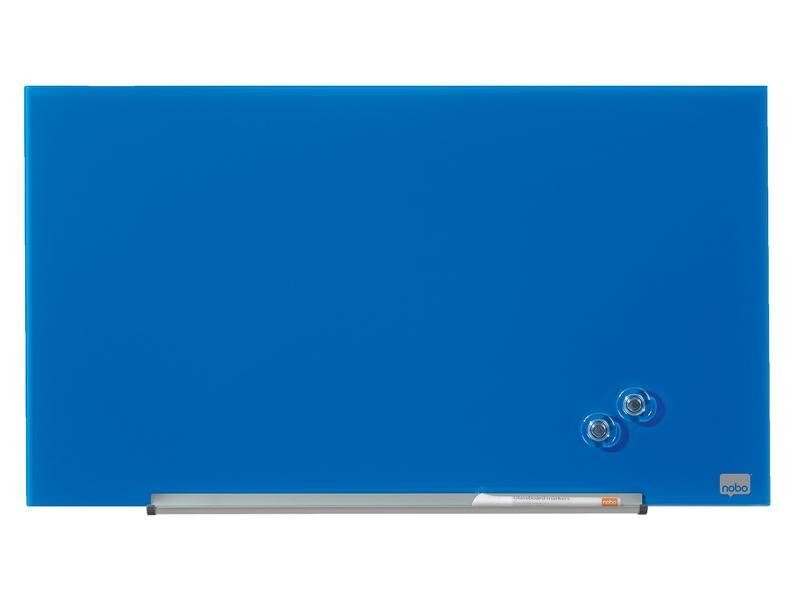 Nobo Magnethaftendes Glassboard Diamond 38.1 cm x 67.7 cm, Blau