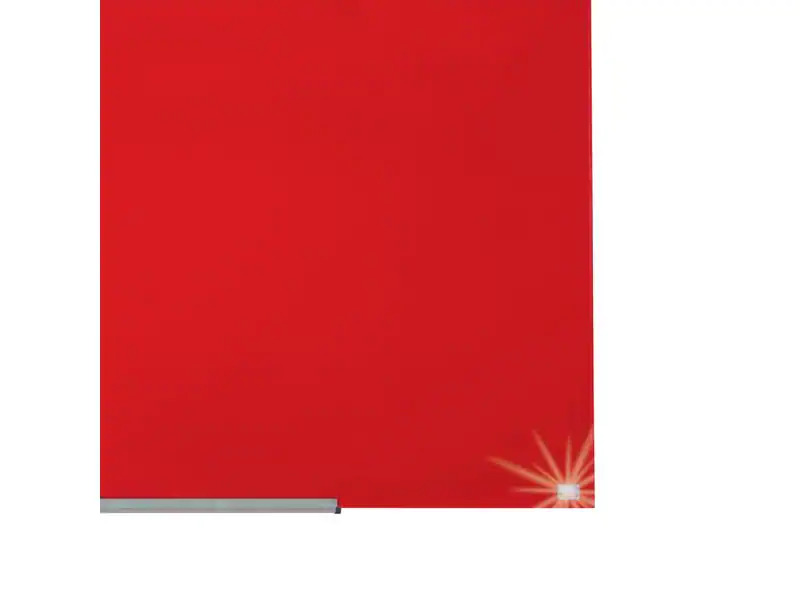 Nobo Magnethaftendes Glassboard Diamond 71.1 cm x 126 cm, Rot