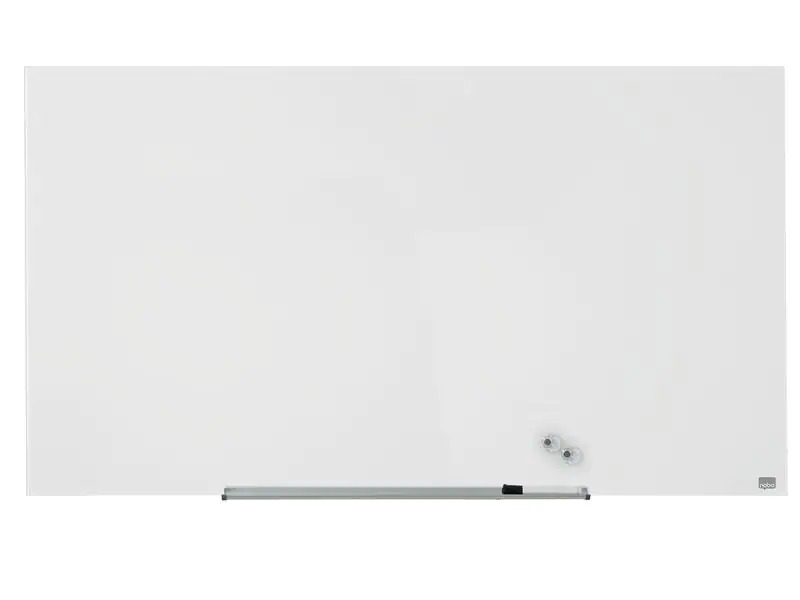 Nobo Magnethaftendes Glassboard Diamond 71.1 cm x 126 cm, Weiss