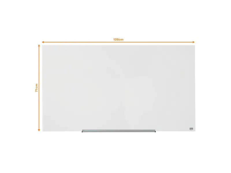 Nobo Magnethaftendes Glassboard Diamond 71.1 cm x 126 cm, Weiss
