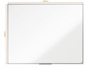 Nobo Magnethaftendes Whiteboard Essence 120 cm x 180 cm, Weiss