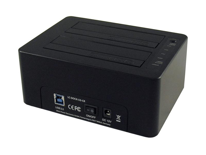 LC-Power Docking- und Klonstation LC-DOCK-U3-CR
