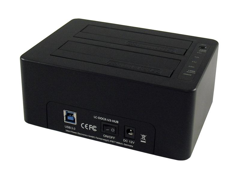 LC-Power Docking- und Klonstation LC-DOCK-U3-HUB