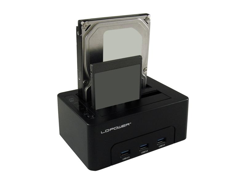 LC-Power Docking- und Klonstation LC-DOCK-U3-HUB