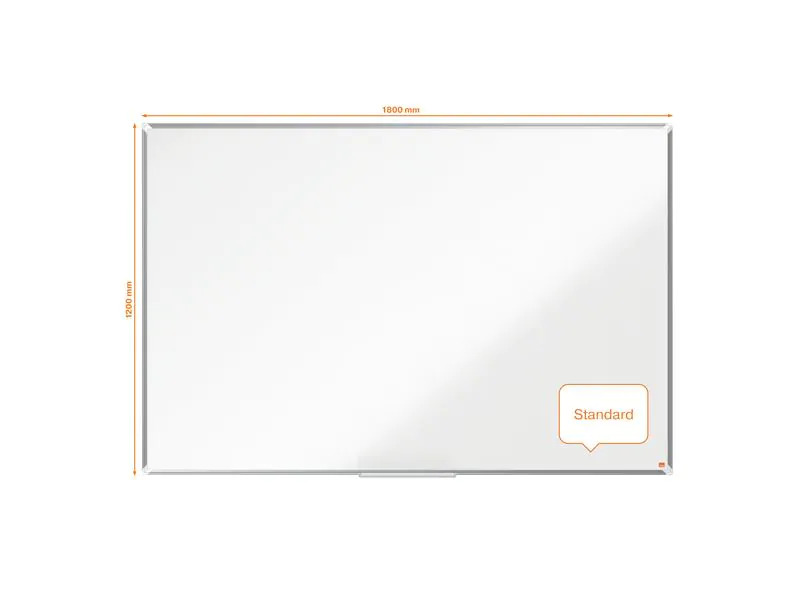 Nobo Whiteboard Premium Plus 120 cm x 180 cm, Weiss