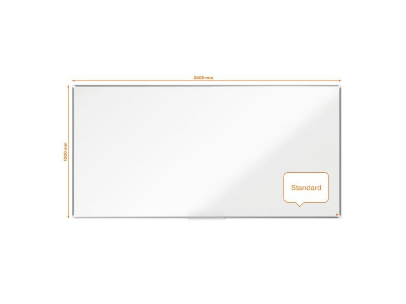 Nobo Whiteboard Premium Plus 120 cm x 240 cm, Weiss