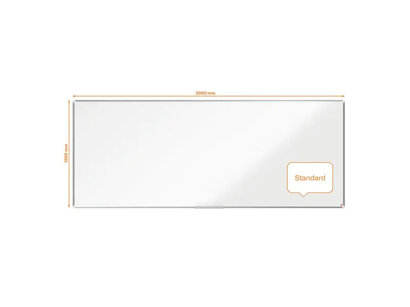 Nobo Whiteboard Premium Plus 120 cm x 300 cm, Weiss