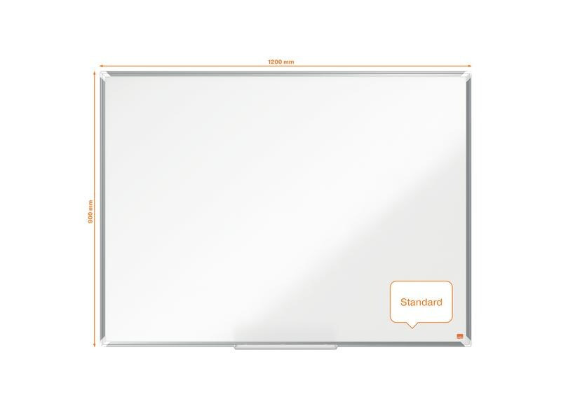 Nobo Whiteboard Premium Plus 90 cm x 120 cm, Weiss