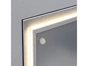 Sigel Glassboard LED artverum 91 cm x 46 cm, Schwarz