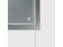 Sigel Glassboard LED artverum 91 cm x 46 cm, Schwarz
