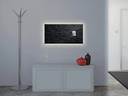 Sigel Glassboard LED artverum 91 cm x 46 cm, Schwarz