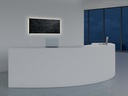 Sigel Glassboard LED artverum 91 cm x 46 cm, Schwarz