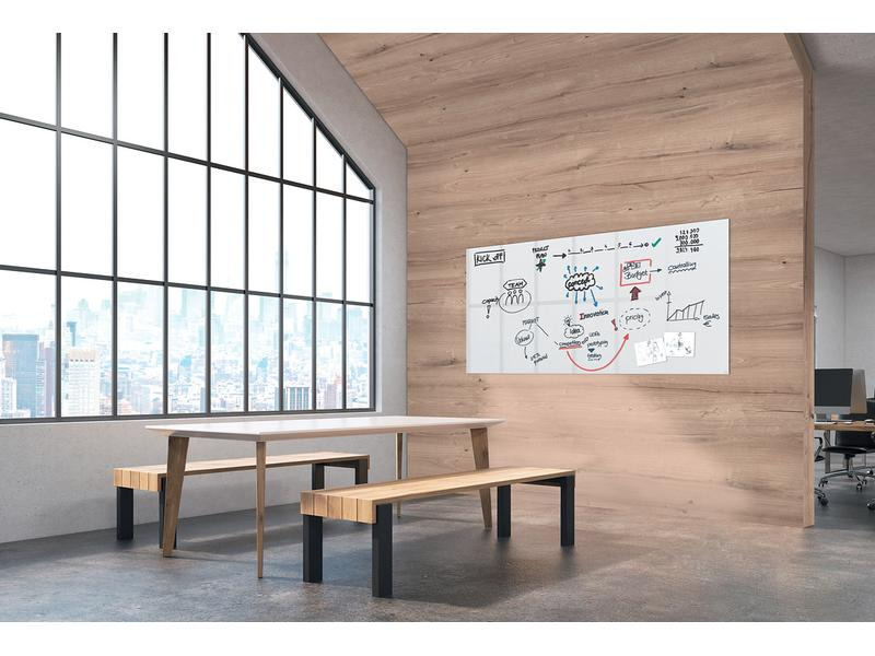 Sigel Magnethaftendes Glassboard Artverum S 240 x 120 cm, Weiss