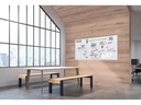 Sigel Magnethaftendes Glassboard Artverum S 240 x 120 cm, Weiss