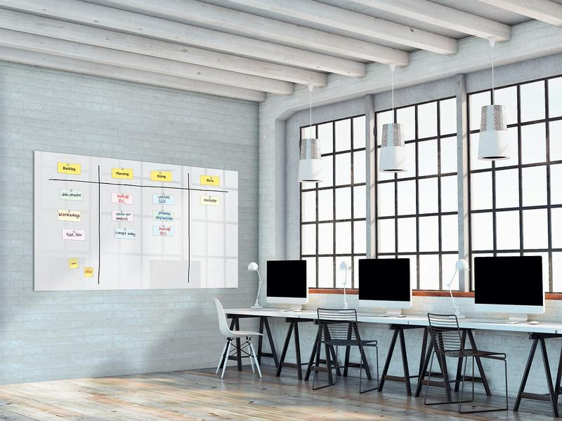 Sigel Magnethaftendes Glassboard Artverum S 240 x 120 cm, Weiss