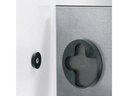 Sigel Magnethaftendes Glassboard artverum 30 cm x 30 cm, Schwarz