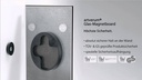Sigel Magnethaftendes Glassboard artverum 30 cm x 30 cm, Schwarz