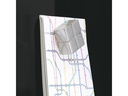 Sigel Magnethaftendes Glassboard artverum 45 cm x 91 cm, Schwarz