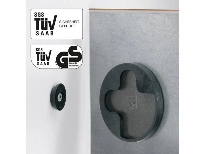 Sigel Magnethaftendes Glassboard artverum 46 cm x 91 cm, Beige