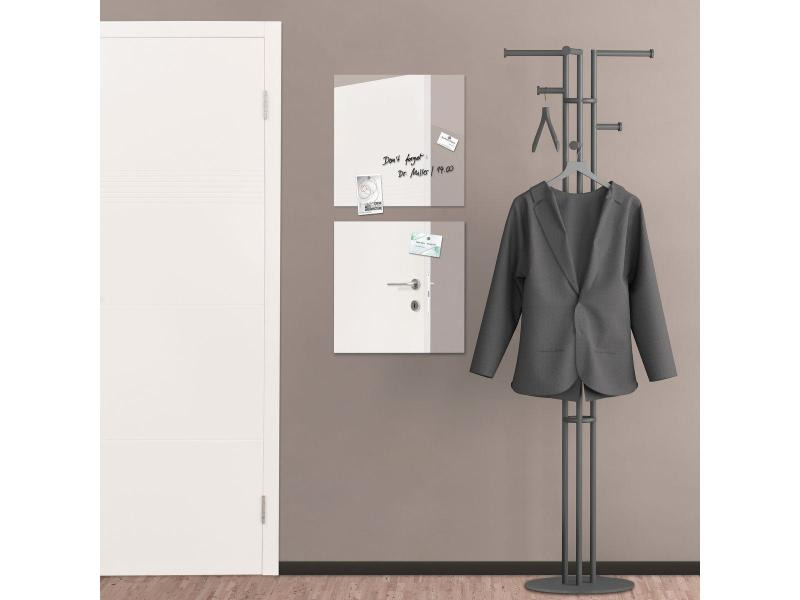 Sigel Magnethaftendes Glassboard artverum 48 cm x 48 cm, Silber