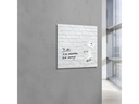 Sigel Magnethaftendes Glassboard artverum 48 cm x 48 cm, Weiss