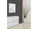 Sigel Magnethaftendes Glassboard artverum 48 cm x 48 cm, Weiss