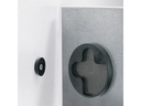 Sigel Magnethaftendes Glassboard artverum 48 cm x 48 cm, Weiss