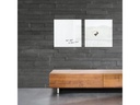 Sigel Magnethaftendes Glassboard artverum 48 cm x 48 cm, Weiss