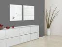 Sigel Magnethaftendes Glassboard artverum 48 cm x 48 cm, Weiss